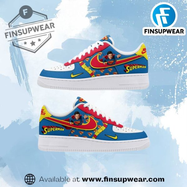 Superman 2025 Limited Edition Nike Air Force 1 finsupwear 1
