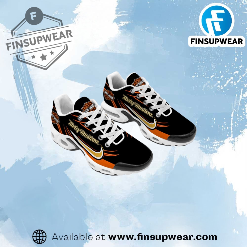 Harley Davidson Custom Name Nike Air Plus Shoes