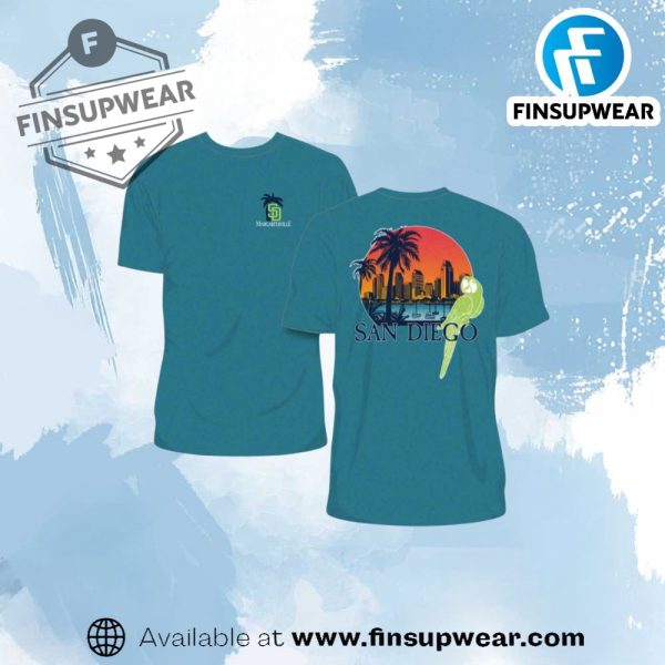 2025 Padres Margaritaville Night Shirt Giveaway finsupwear 1