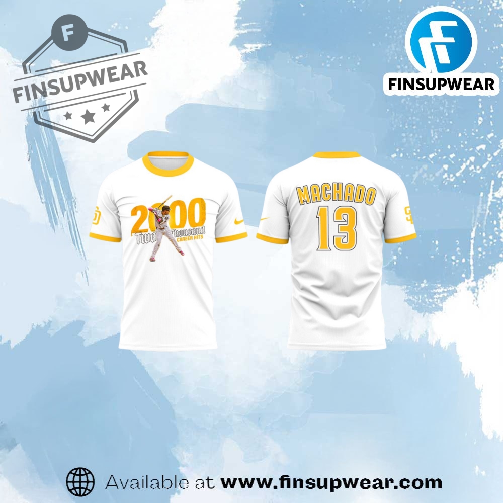 San Diego Padres X Machado Two Thousand Career Hits Limited Shirt
