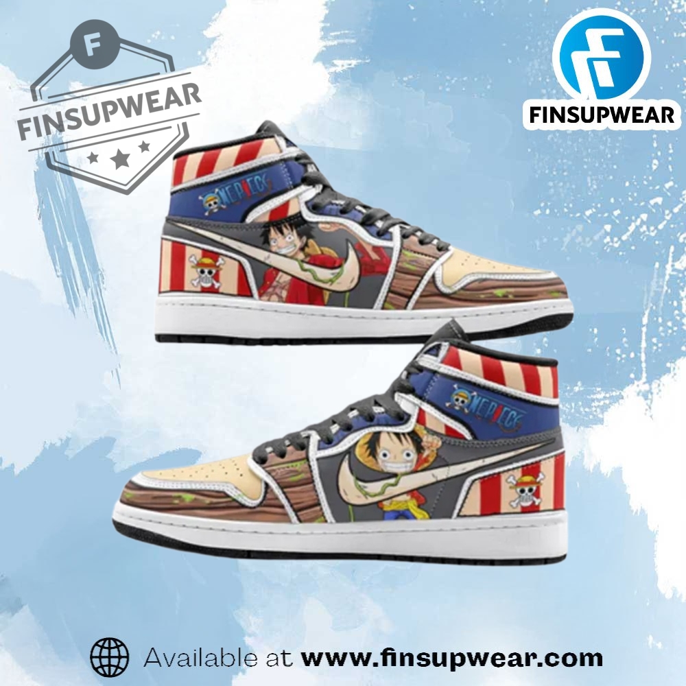 Luffy Jordan High Top Air Jordan Custom Shoes