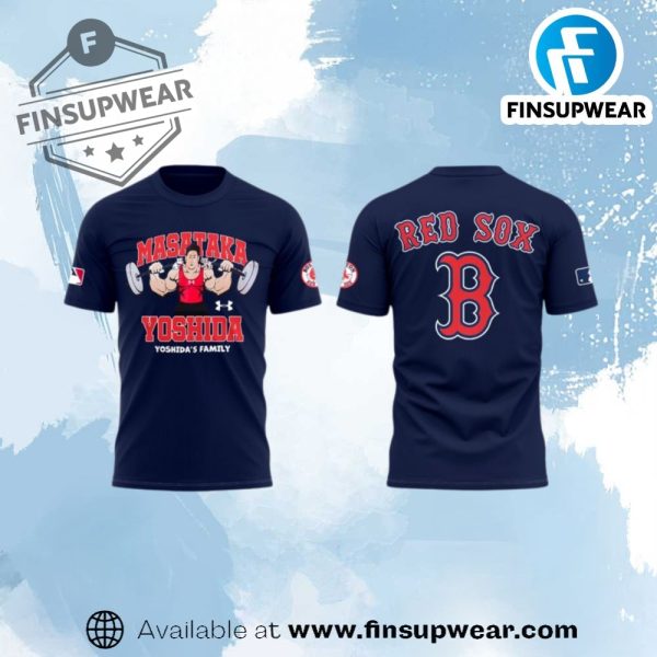 Boston Red Sox Mlb X Masataka Yoshidas Family Shirt finsupwear 1