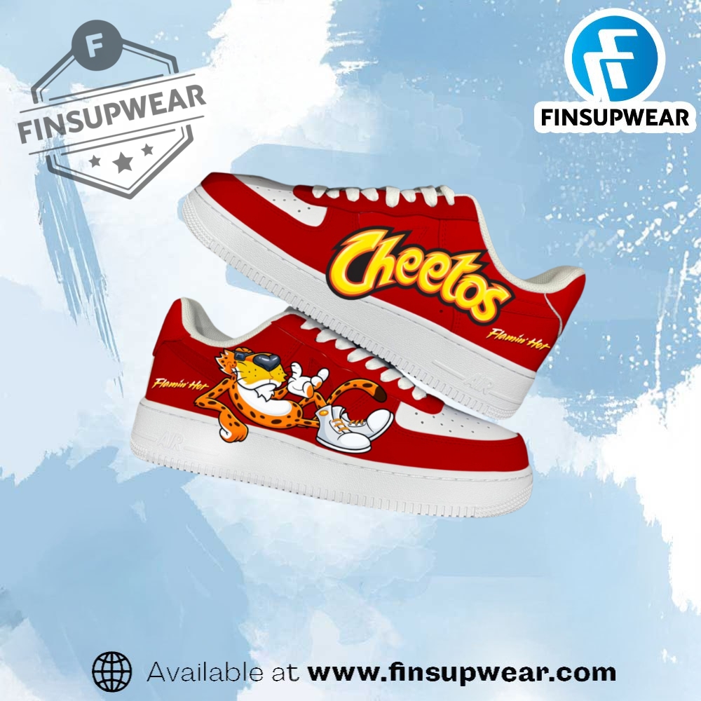Flamin Hot Cheetos Custom Nike Air Force 1 Ver 2