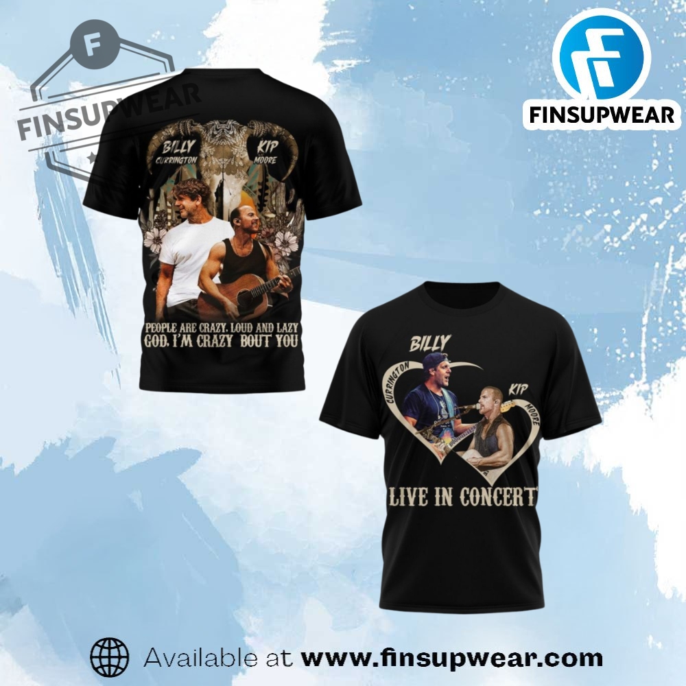 Billy Currington And Kip Moore Live In Concert Shirt