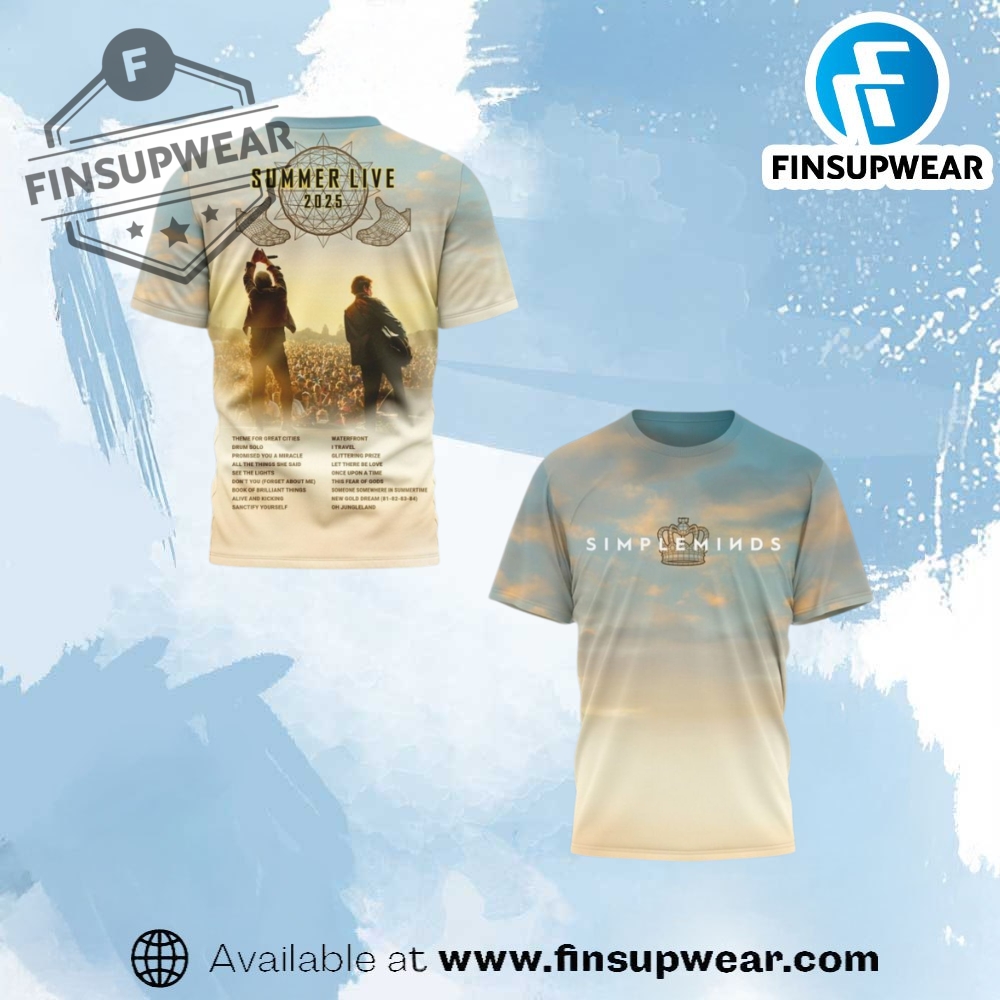 Simple Minds World Tour 2025 Shirt