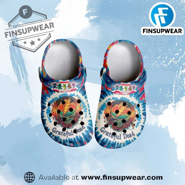 Grateful Dead Crocs Crocband Clogs finsupwear 1