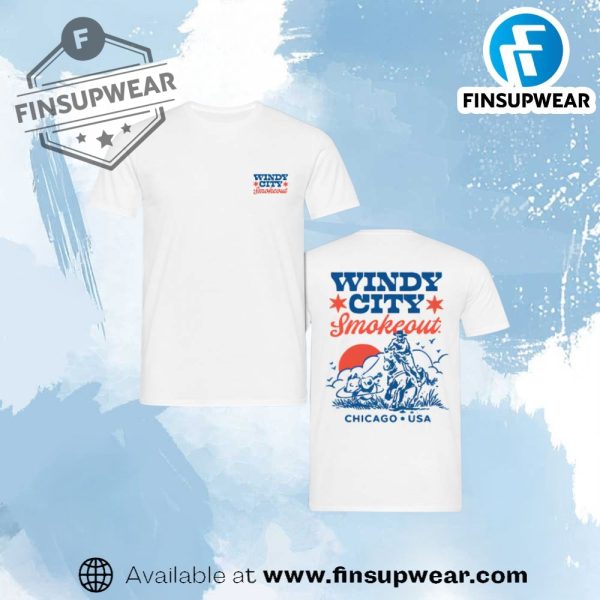 Official Windy City Smokeout Rodeo Pig Merch Shirt finsupwear 1