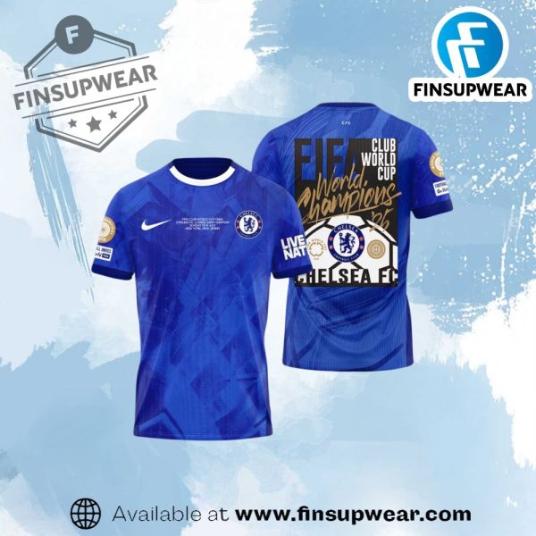 Chelsea Fc Fifa Club World Cup Champions 2025 3D Shirt Ver 1 finsupwear 1