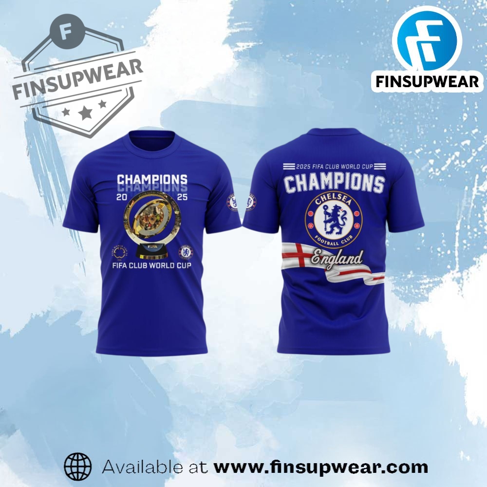 Chelsea Fifa Club World Cup Champions 2025 3D Shirt Ver 4