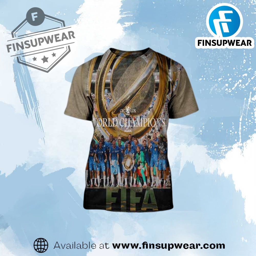 Top Trending 2025: The 3D Sports T-Shirts You Need Now 7 Chelsea 2025 Fifa Club World Cup Champions Shirt