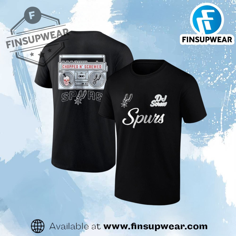 San Antonio Spurs X Dj Screw 2025 Chopped N Screwed Shirt
