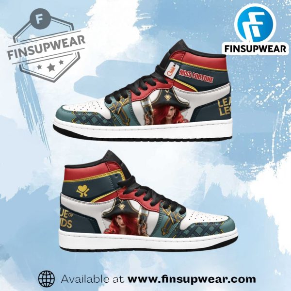 Miss Fortune Lol Game Jordan 1 Sneakers finsupwear 1