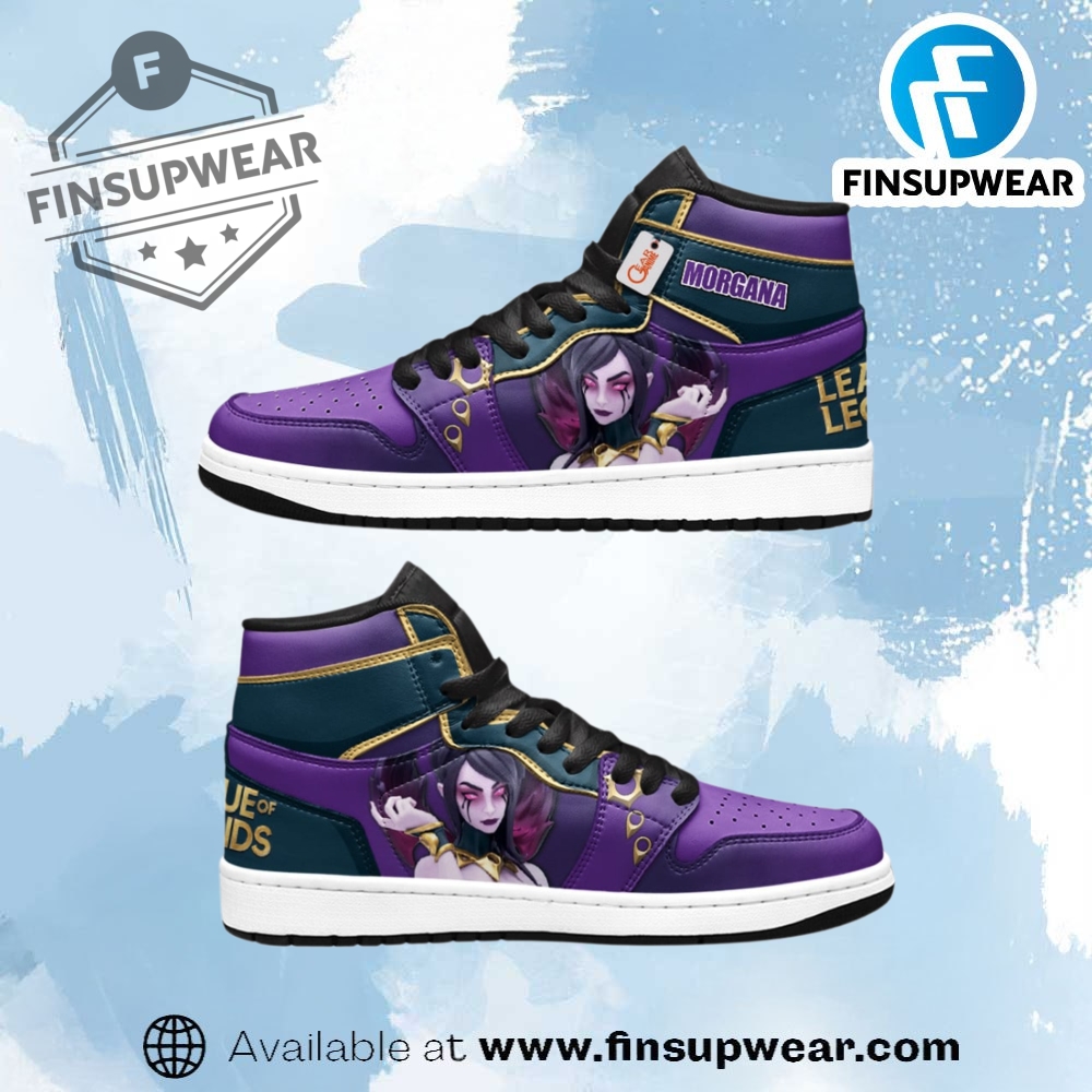 Morgana Lol Game Jordan 1 Sneakers