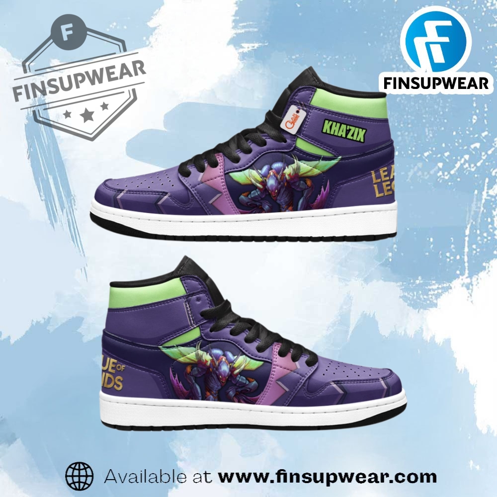 Khazix Lol Game Jordan 1 Sneakers
