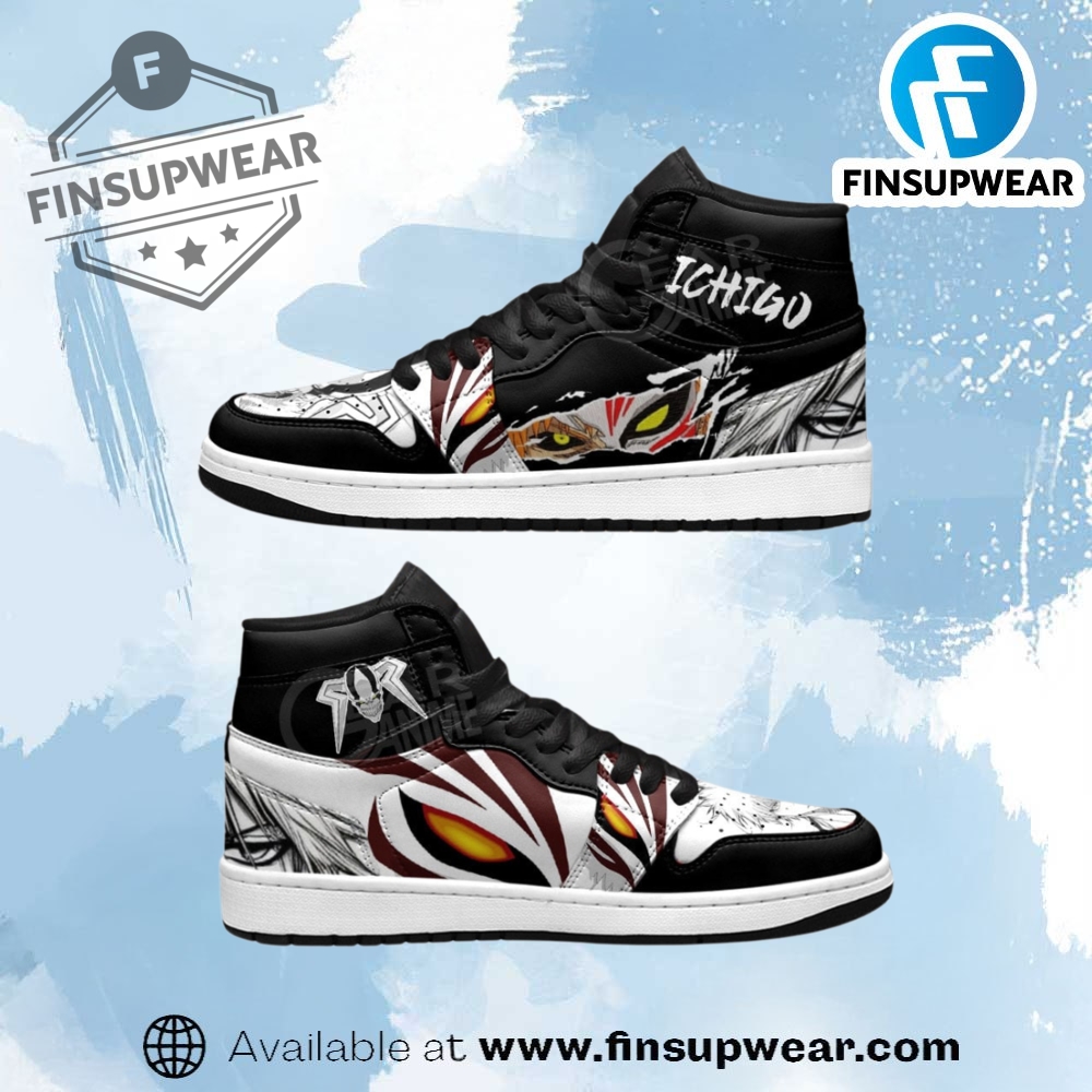 Ichigo Kurosaki Jordn 1 Sneakers