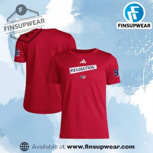 New England Revolution Adidas Youth 2025 Archive Shirt finsupwear 1