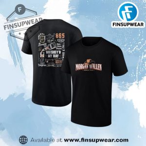 Morgan Wallen World Tour 2025 Whiskeyd My Way Shirt finsupwear 1