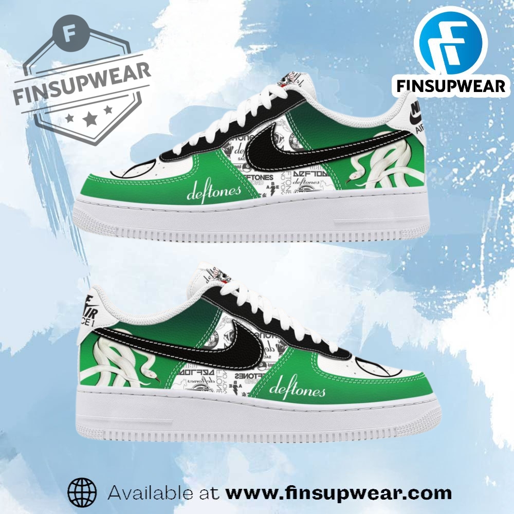 Deftones Limited Edition Nike Air Force 1 Sneakers finsupwear 1