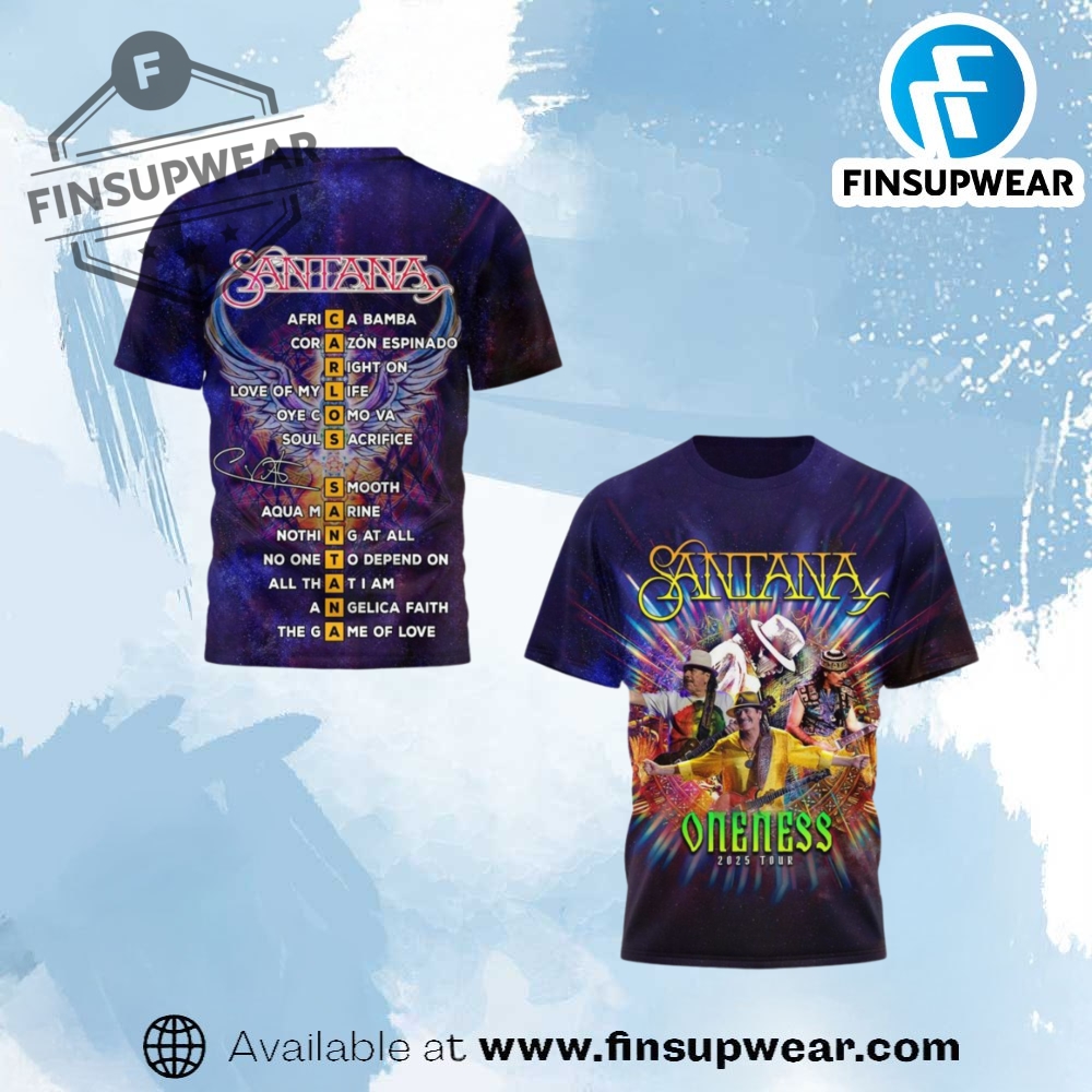 Santana Oneness Tour Shirt finsupwear 1
