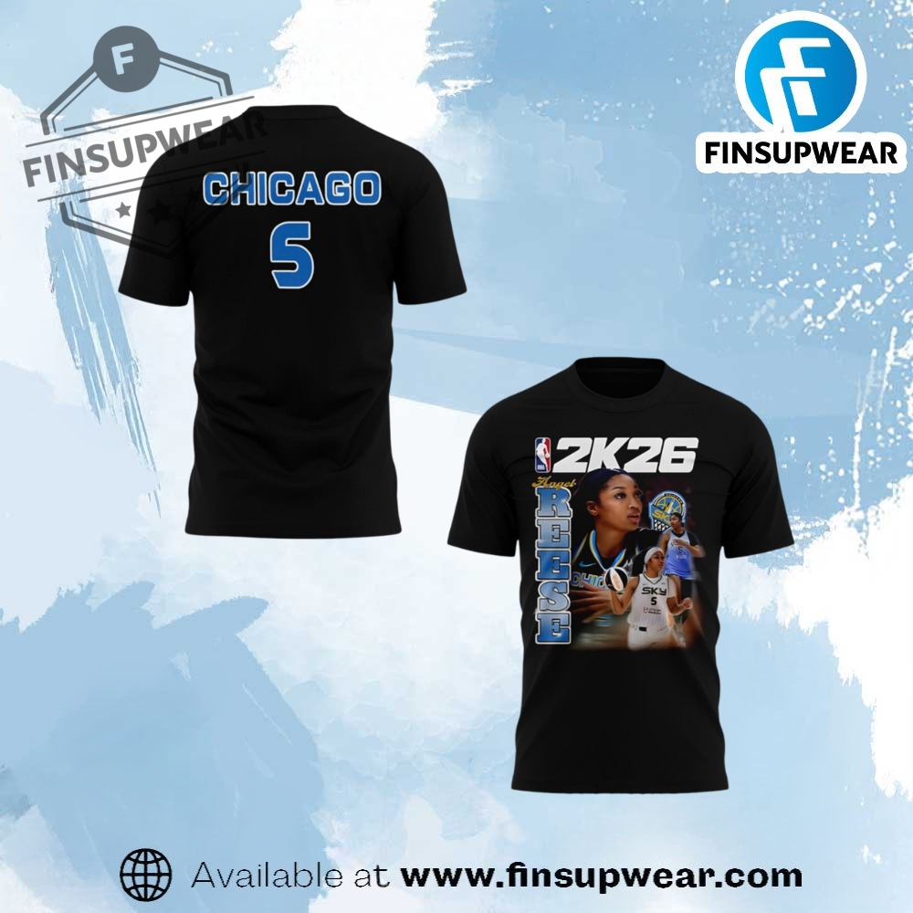 Chicago Sky Angel Reese X Nba 2K26 Limited Edition Shirt