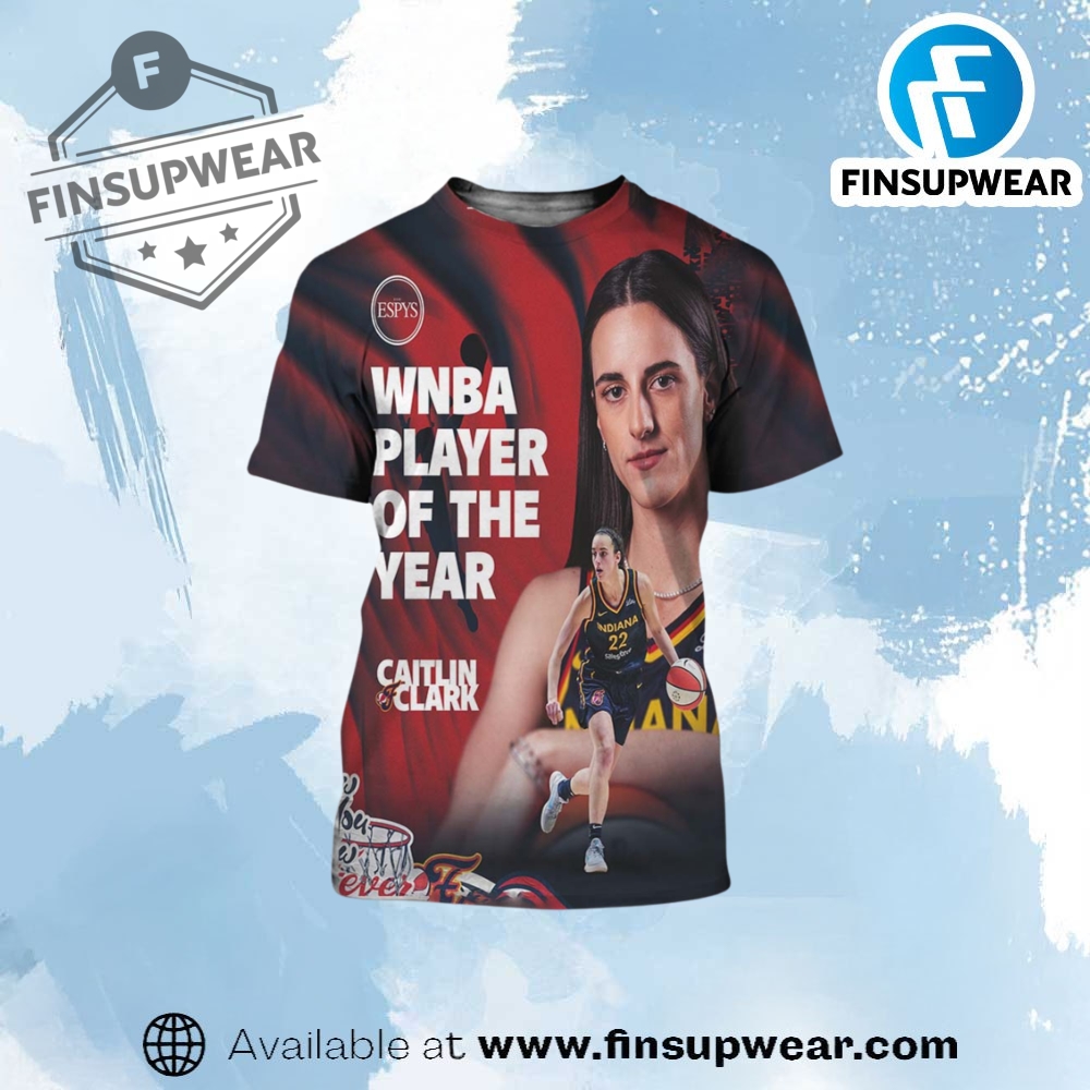 Caitlin Clark From Indiana Fever Named To The Espys Wnba Player Of The Year 2025 Shirt 1 Caitlin Clark From Indiana Fever Named To The ESPYS WNBA Player Of The Year 2025 Shirt