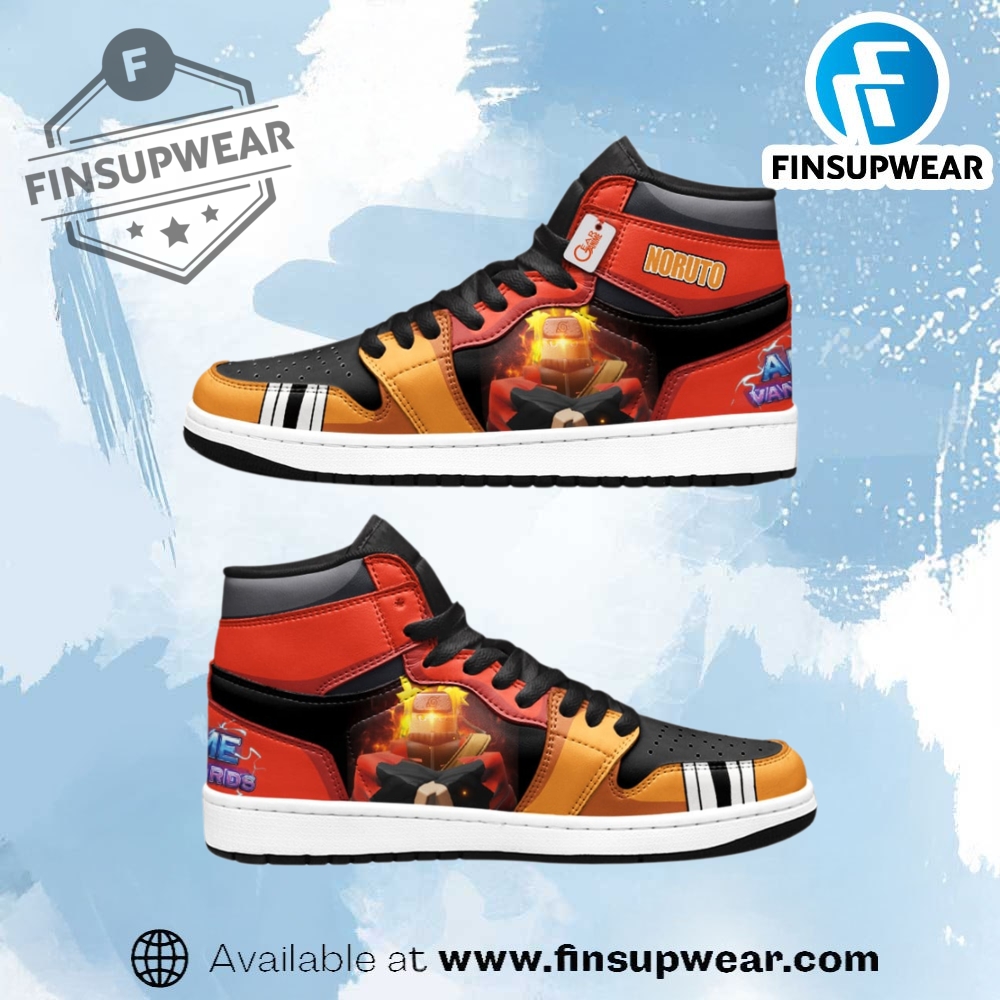 Noruto Games Collection Jordan 1 Sneakers
