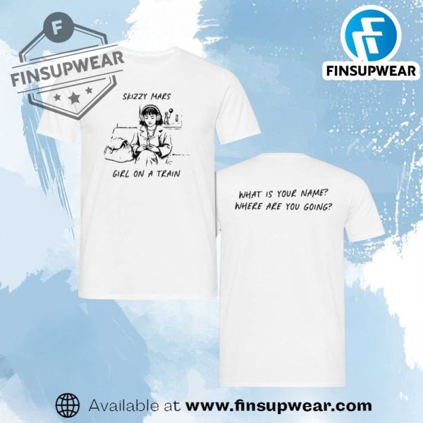 Official Skizzy Mars Girl On A Train Merch Shirt finsupwear 1