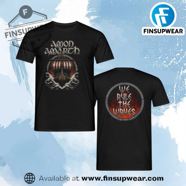 Amon Amarth We Rule The Waves Merch Shirt finsupwear 1