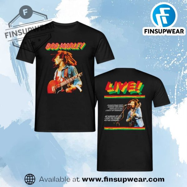 Bob Marley Live Guitar Shirt finsupwear 1