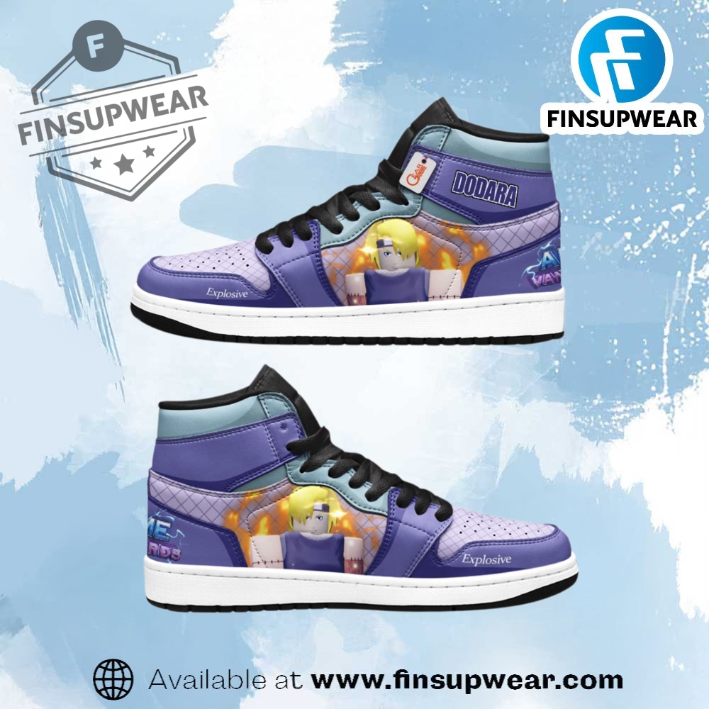 Dodara Explosive Game Anime Vanguards Jordan 1 Sneakers