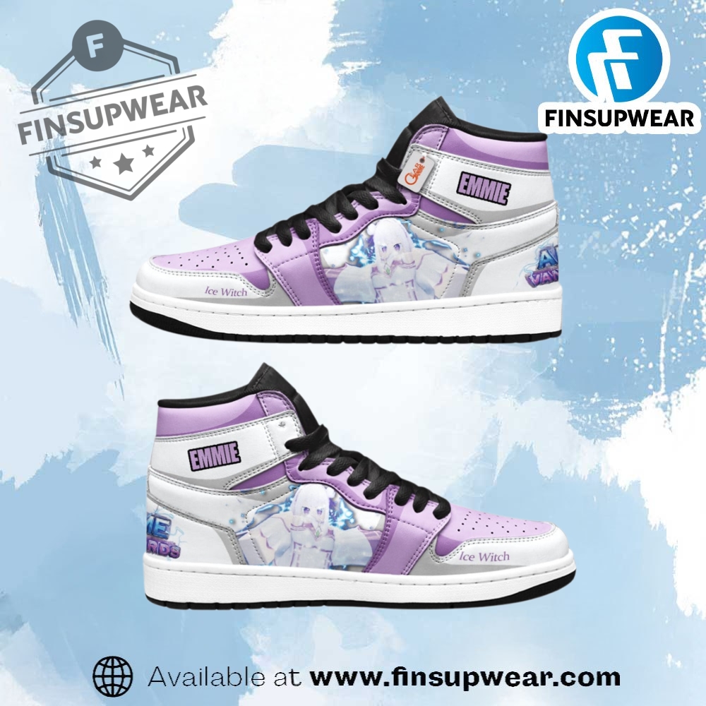 Emmie Ice Witch Game Anime Vanguards Jordan 1 Sneakers