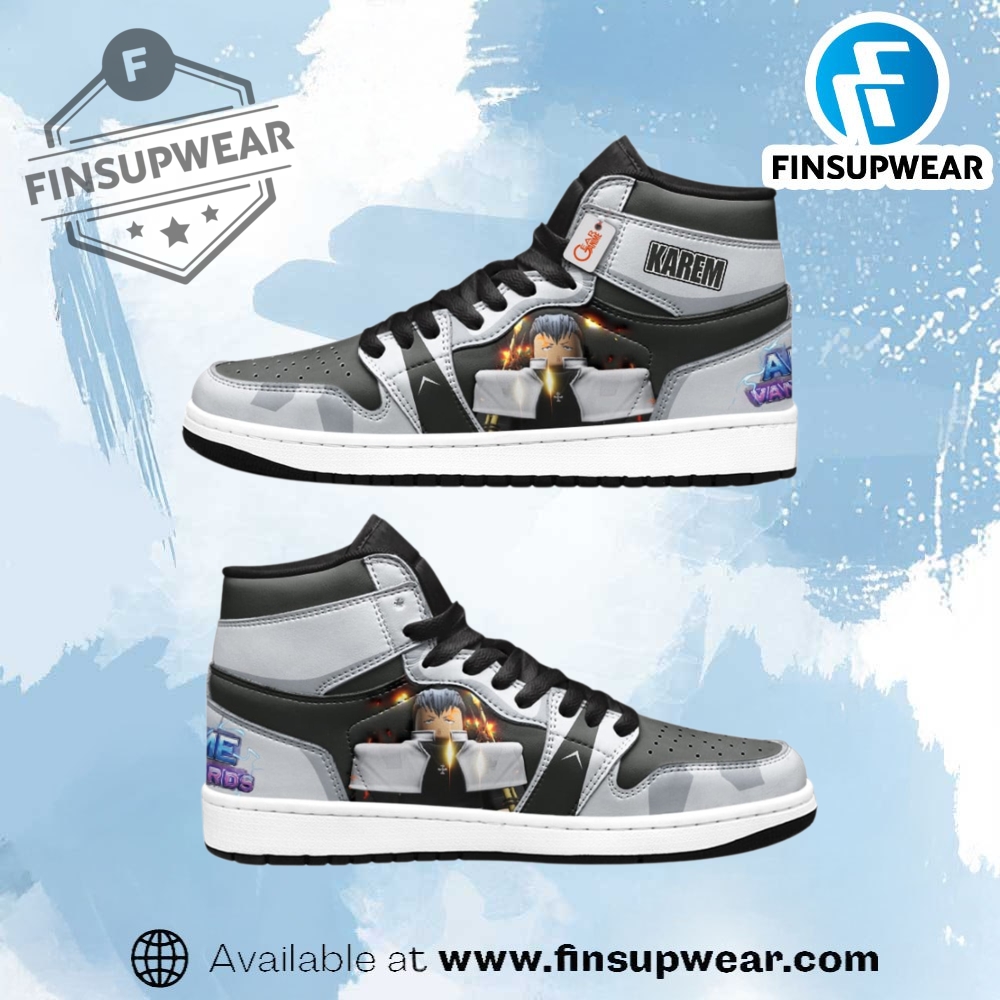 Karem Chilled Game Anime Vanguards Jordan 1 Sneakers