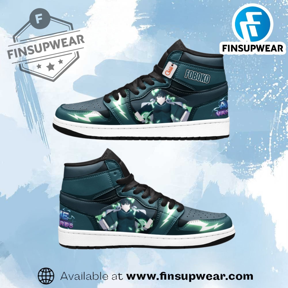 Foboko Hellish Game Anime Vanguards Jordan 1 Sneakers
