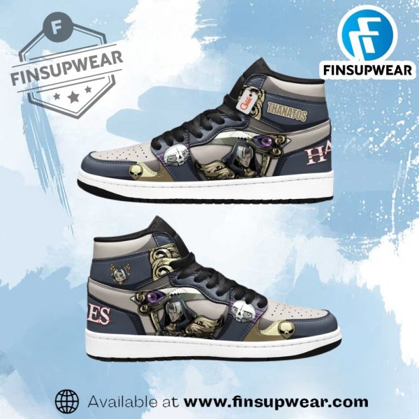 Thanatos Son Of Erebus Games Hades Jordan 1 Sneakers finsupwear 1