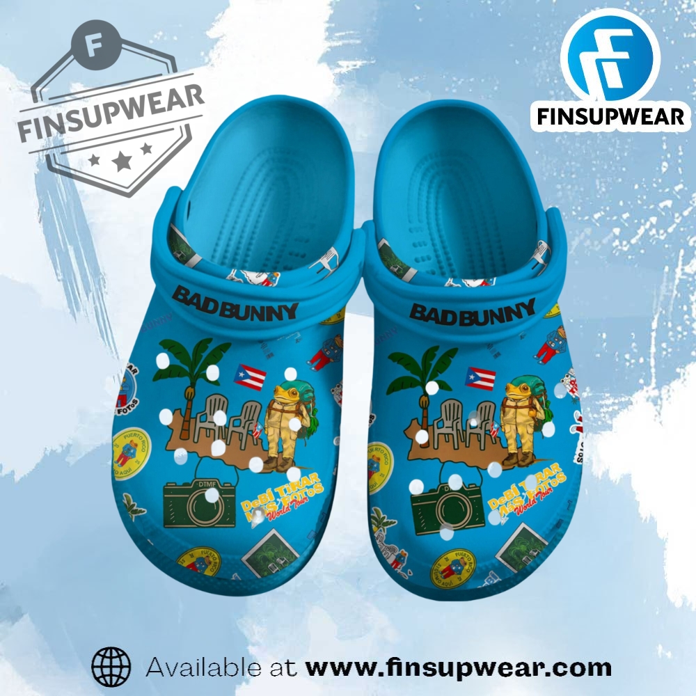 Bad Bunny Music Crocs Crocband Clogs Shoes