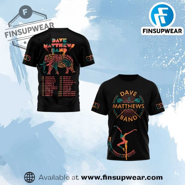 Dave Matthews Band Summer Tour 2025 Shirt finsupwear 1