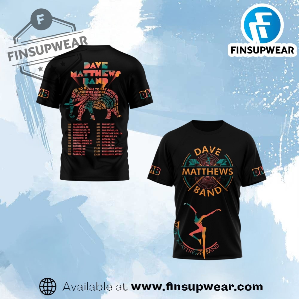 Dave Matthews Band Summer Tour 2025 Shirt