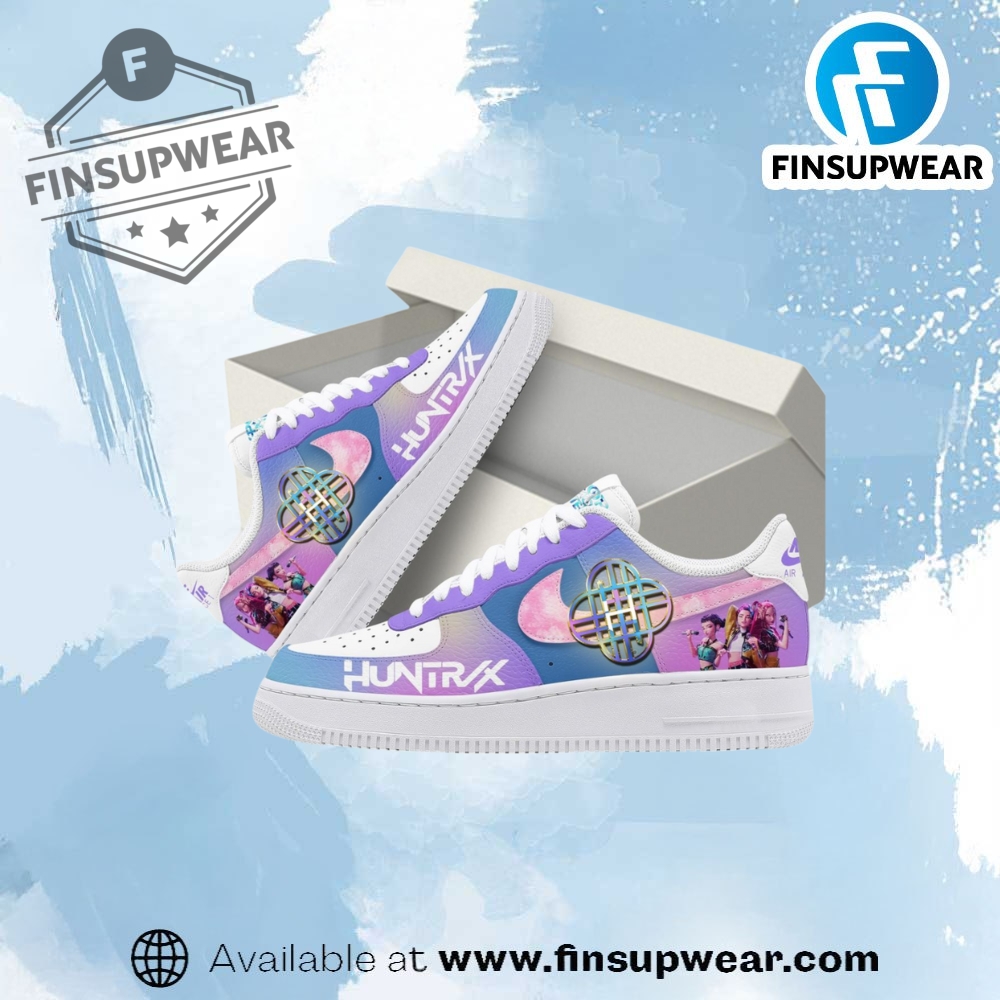 Huntr X Kpop Demon Hunter Air Force 1 Shoes finsupwear 1