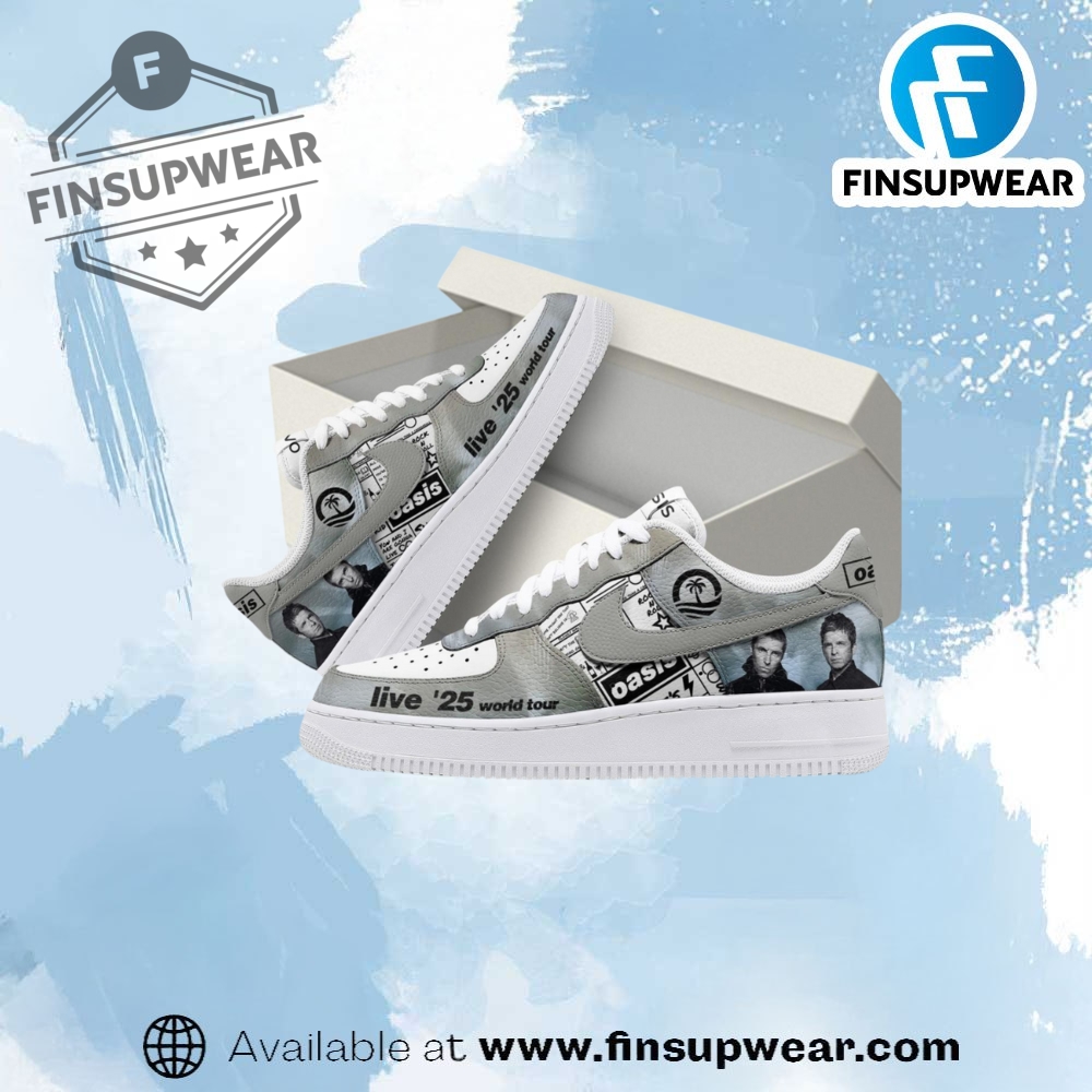 Oasis Live World Tour 2025 Air Force 1 Shoes