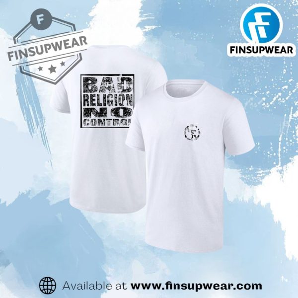 Bad Religion World Tour 2025 No Control Shirt finsupwear 1