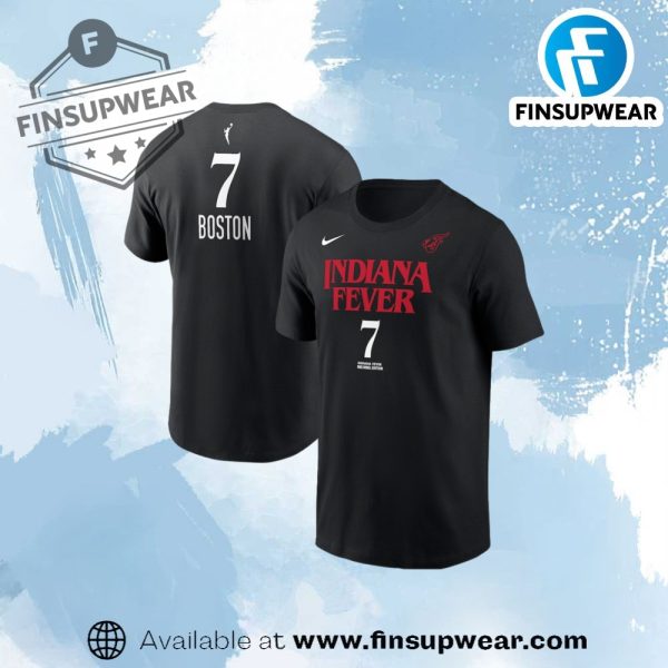 Aliyah Boston Indiana Fever Nike Rebel Edition Name Number Shirt finsupwear 1