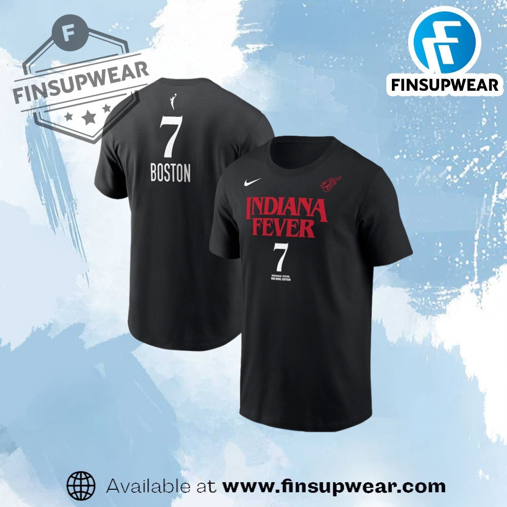 Aliyah Boston Indiana Fever Nike Rebel Edition Name  Number Shirt