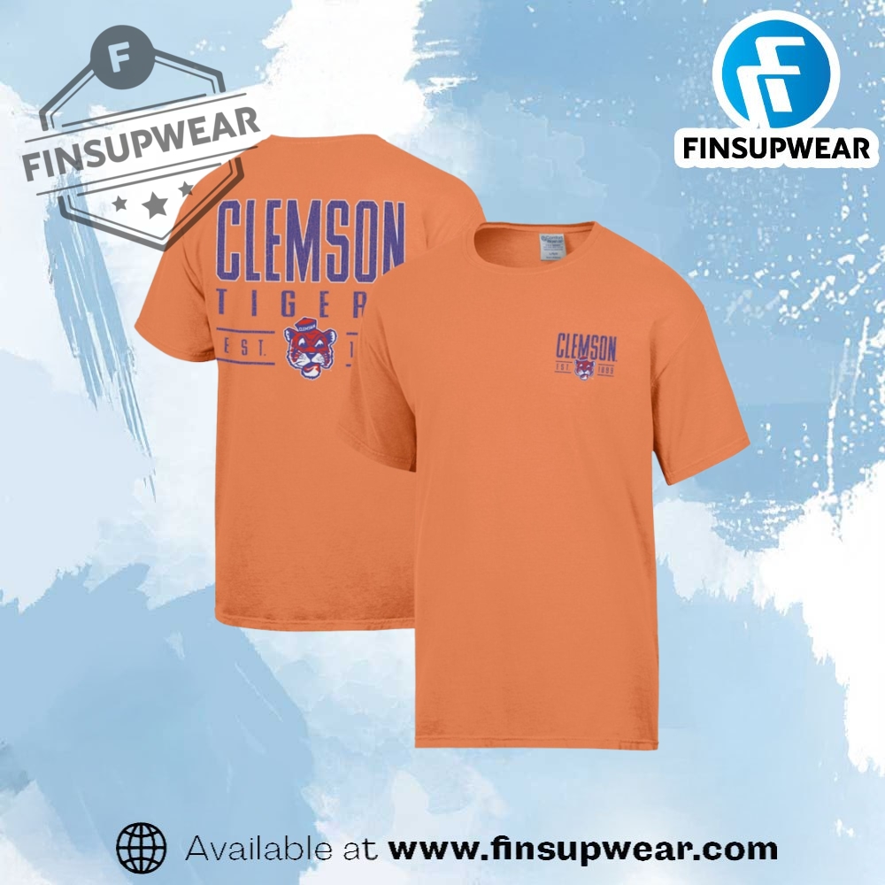 Clemson Tigers Comfortwash Big Name Shirt