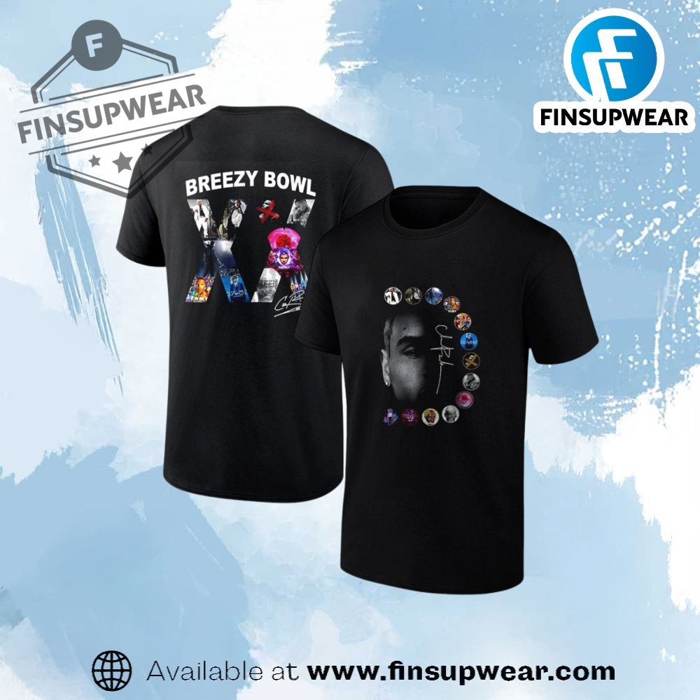 Chris Brown Tour Breezy Bowl Xx Signature Shirt