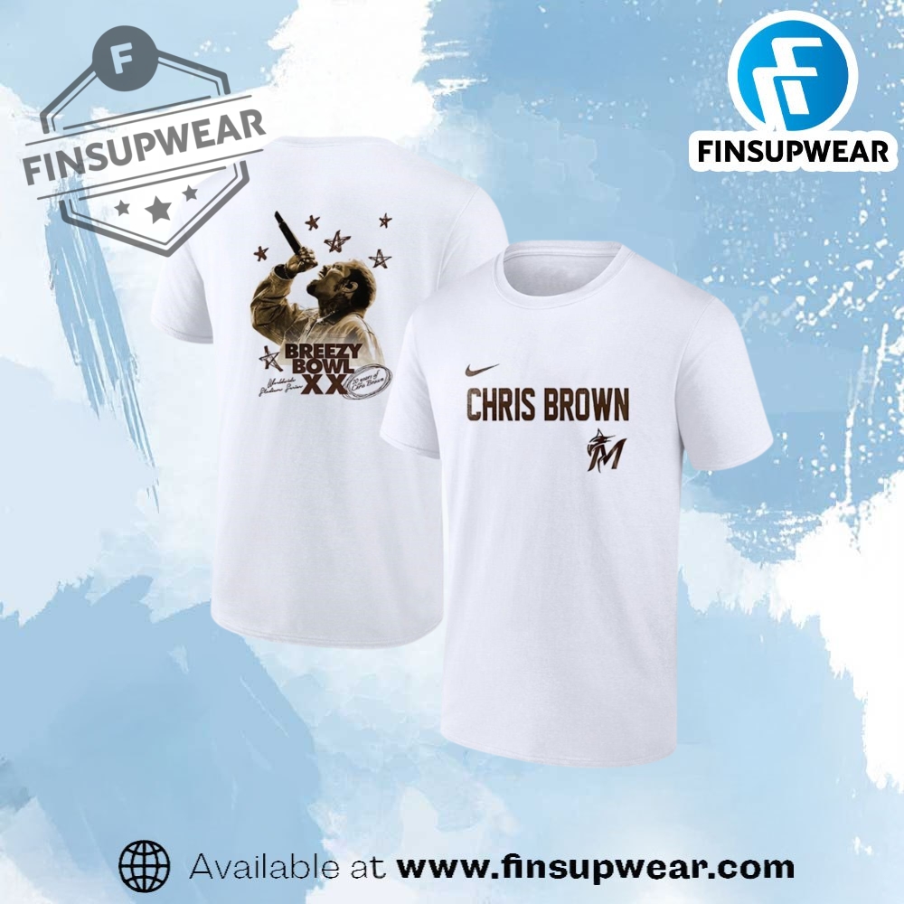 Miami Marlins X Chris Brown Breezy Bowl Xx 20 Years Of Chris Brown Shirt