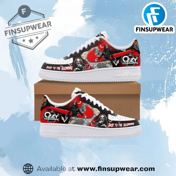 Ozzy Osbourne Back To The Beginning Air Force 1 Shoes finsupwear 1