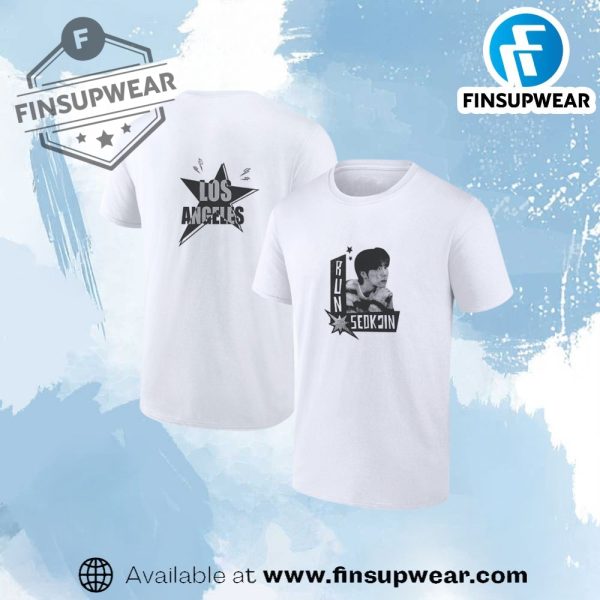 Run Seokjin Los Angeles Shirt finsupwear 1