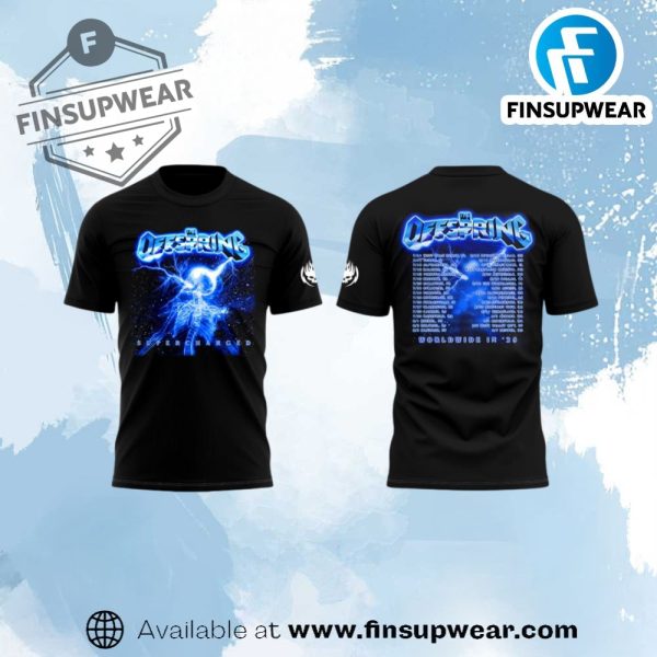 The Offspring Supercharged Worldwide In 25 Shirt finsupwear 1