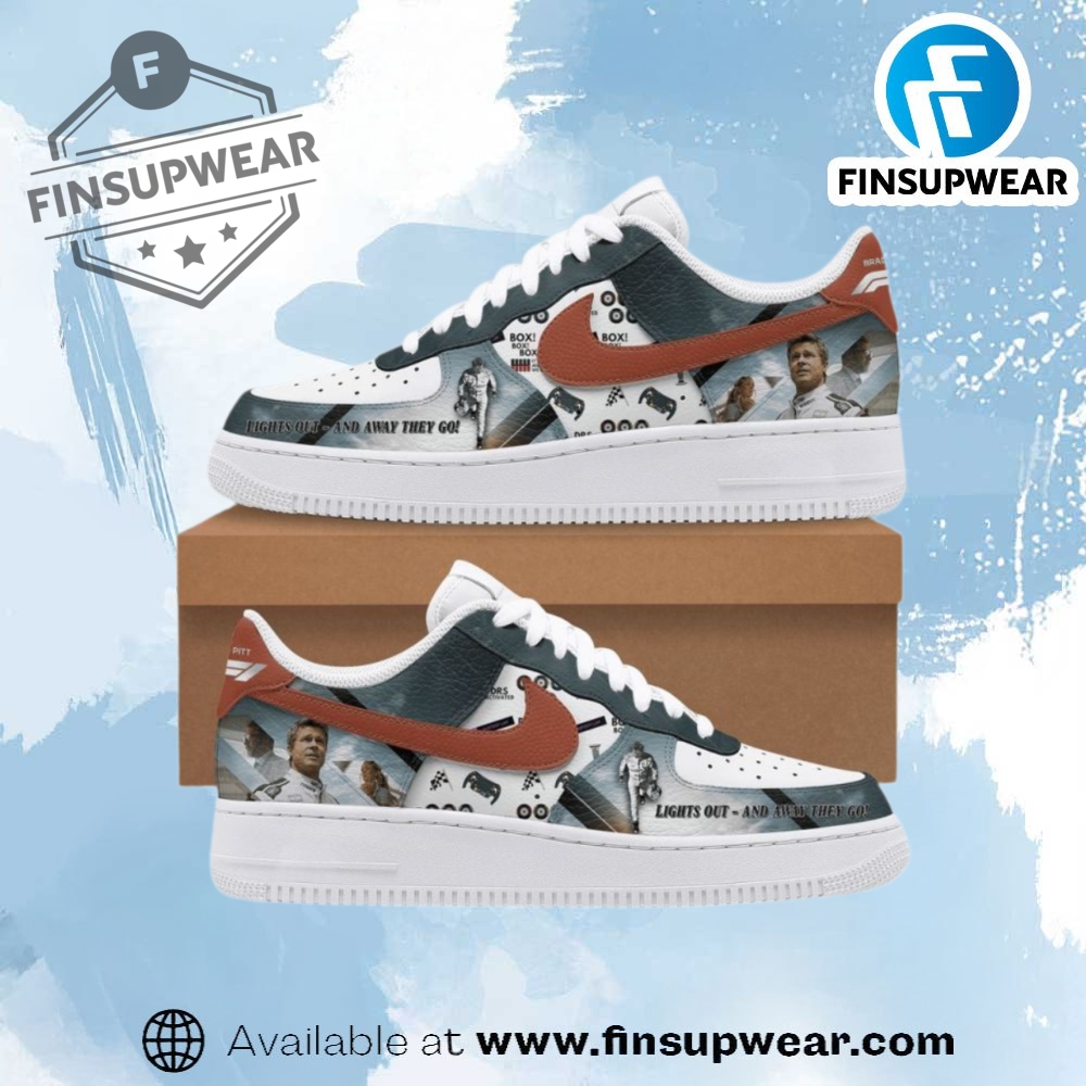 F1 The Movie Air Force 1 Sneaker finsupwear 1