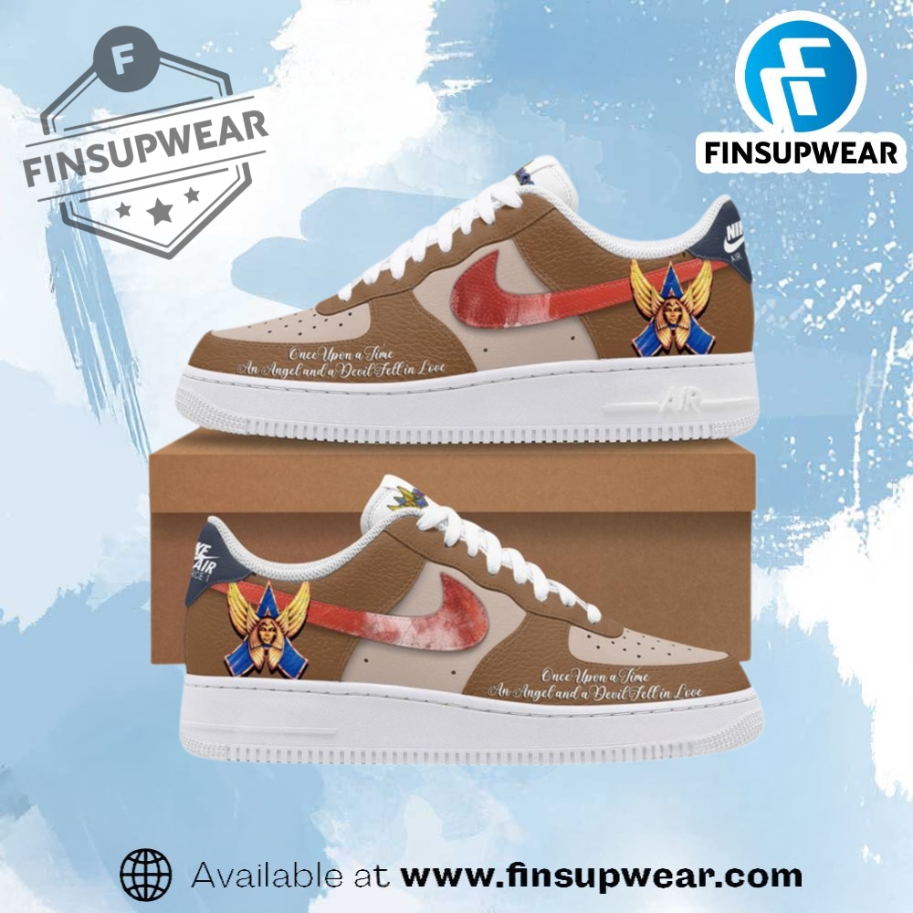 Angel Once Upon A Time A Devil And An Angel Fell In Love Air Force 1 Sneaker